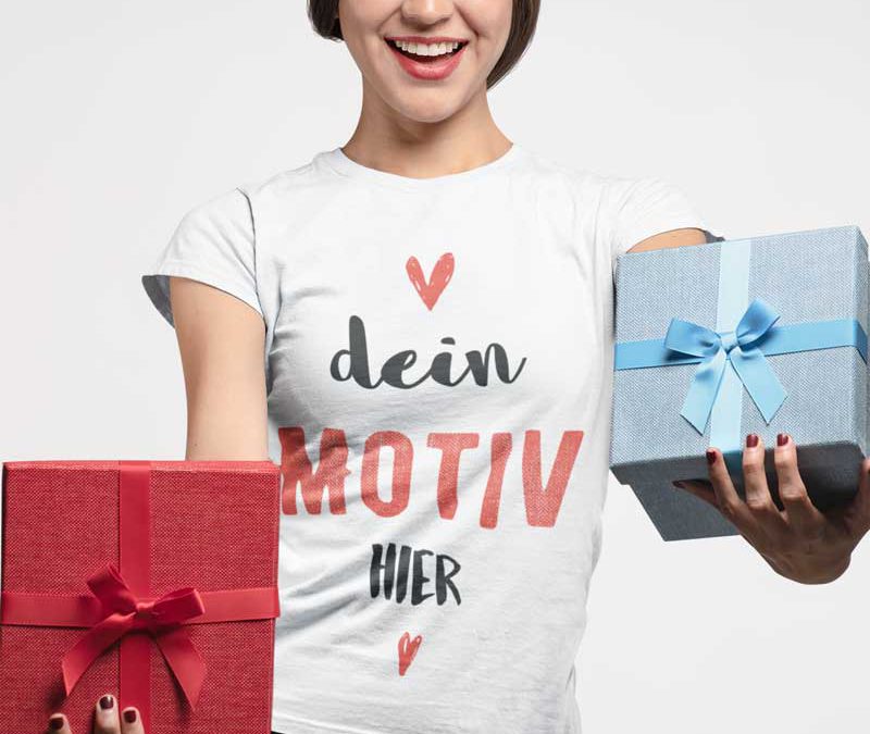 Persönliches Geschenk T-Shirt bedrucken TeeFarm Schweiz