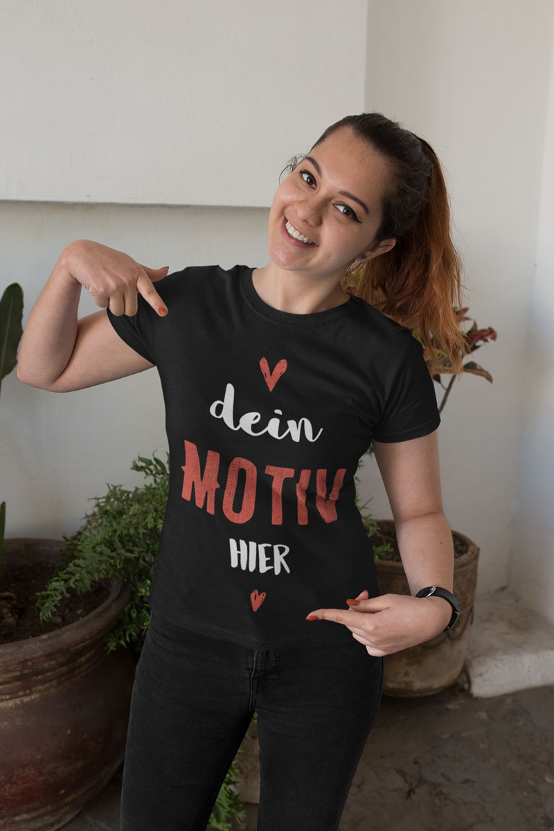 Frauen T-Shirts selbst gestalten TeeFarm Schweiz