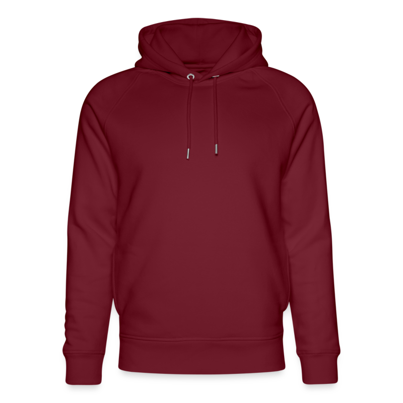 Unisex Bio-Hoodie von vorne