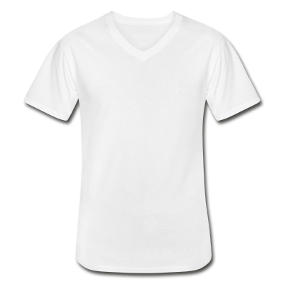 Klassisches Männer-T-Shirt mit V-Ausschnitt