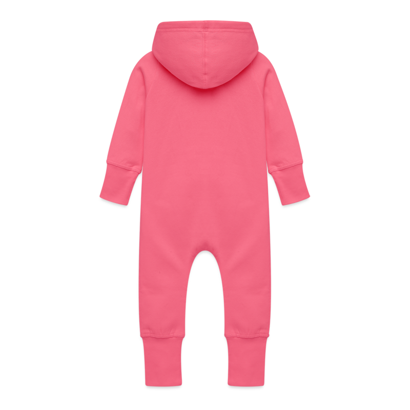 Baby Bio Sweat Overall mit Kapuze von hinten